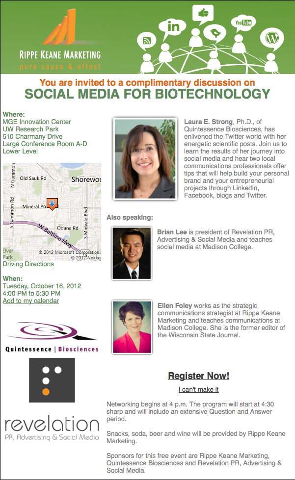 Social Media for Biotechnology